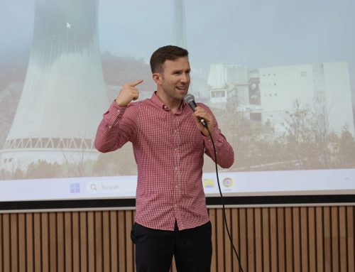 Arturo Padilla visita l’alumnat de 3r d’ESO al Balmes